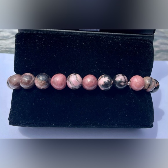 BOGO FREE -Rhodonite Natural Stone Bracelet 💕 - Picture 1 of 3